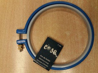 plastmasa rokdarbu riņķis, diametrs 18cm 